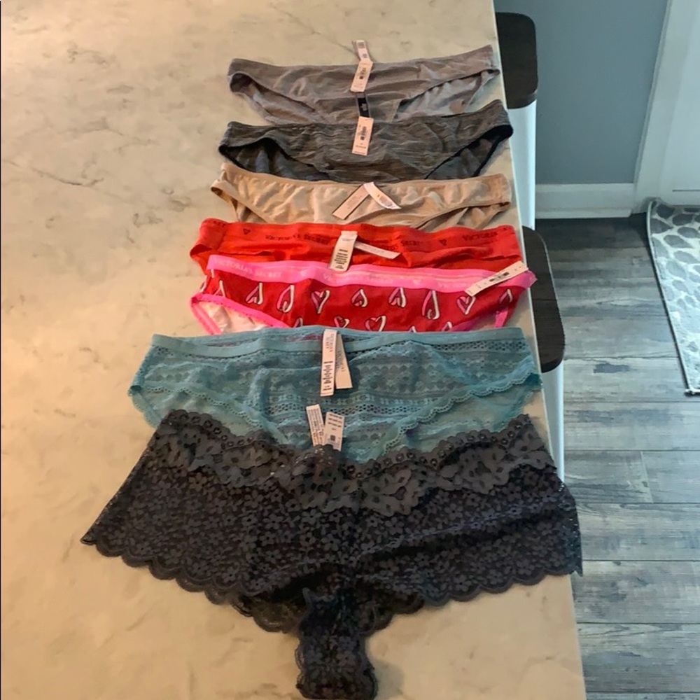 7 Victoria’s Secret Panties All NWT